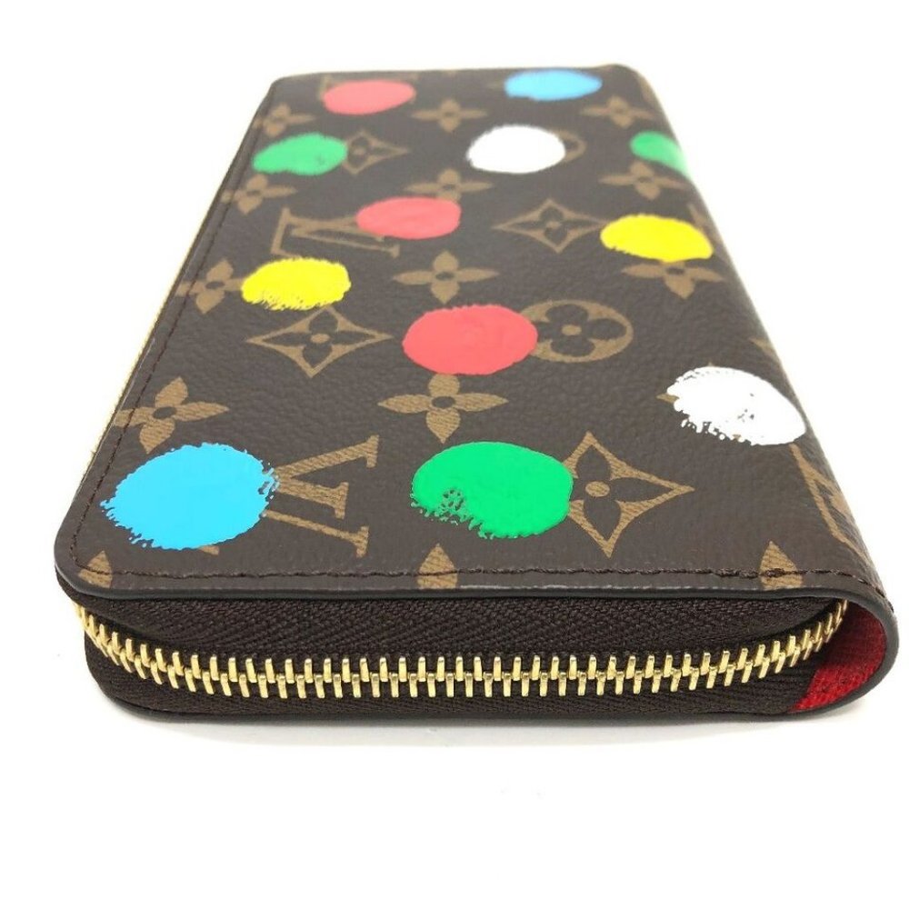 LOUIS VUITTON Monogram Zippy Wallet Yayoi Kusama Long Wallet - Picture 4 of 16